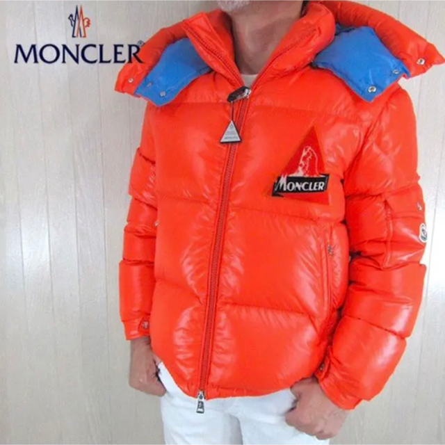 新品未使用 MONCLER ダウンジャケット WILSON size1 オレンジ | フリマアプリ ラクマ