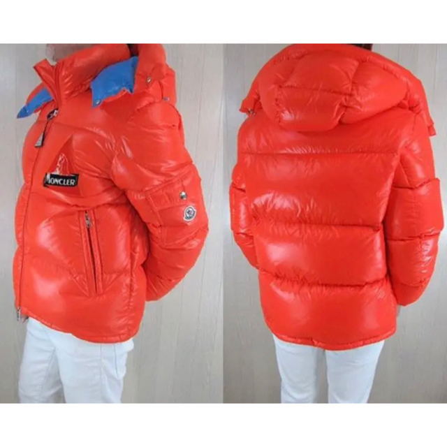 MONCLER(モンクレール)の新品未使用 MONCLER ダウンジャケット WILSON size1 オレンジ メンズのジャケット/アウター(ダウンジャケット)の商品写真