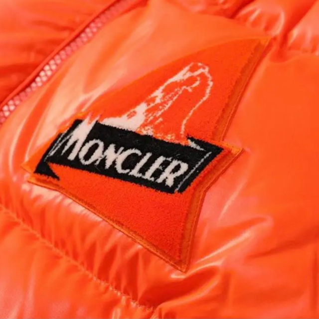 MONCLER(モンクレール)の新品未使用 MONCLER ダウンジャケット WILSON size1 オレンジ メンズのジャケット/アウター(ダウンジャケット)の商品写真