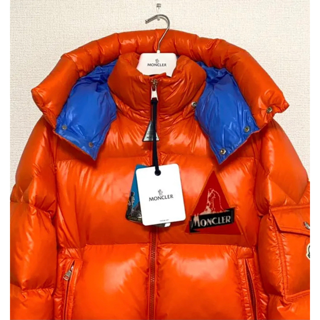 MONCLER(モンクレール)の新品未使用 MONCLER ダウンジャケット WILSON size1 オレンジ メンズのジャケット/アウター(ダウンジャケット)の商品写真