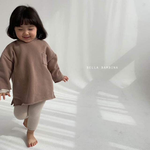 BELLA BAMBINA　裏起毛リブレギンス　70 80 90 キッズ/ベビー/マタニティのベビー服(~85cm)(パンツ)の商品写真