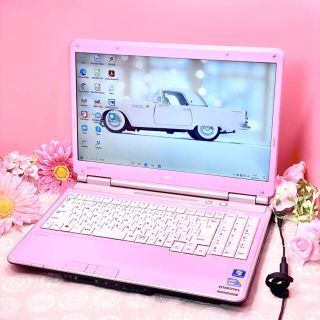 女性必見‼️めちゃかわピンクノートパソコン✨ win11/SSD安心快適✨NEC✨