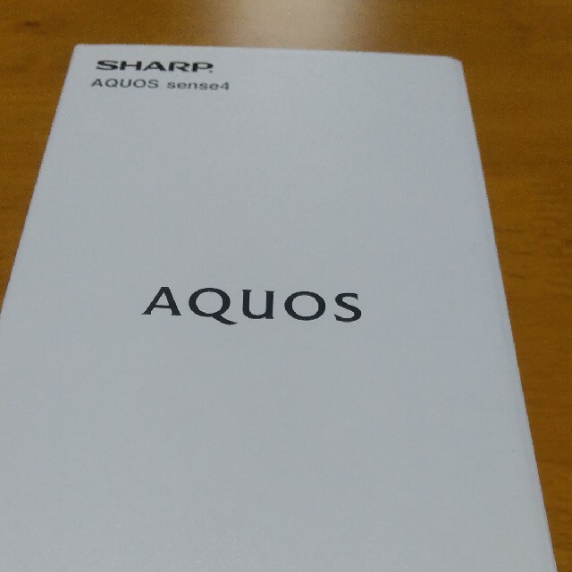 スマートフォン/携帯電話【新品】SHARP AQUOS sense4 SH-M15 シルバー