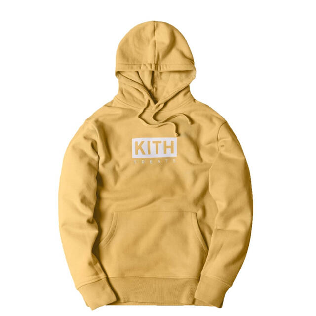 KITH TREATS BOX LOGO HOODIE YELLOW