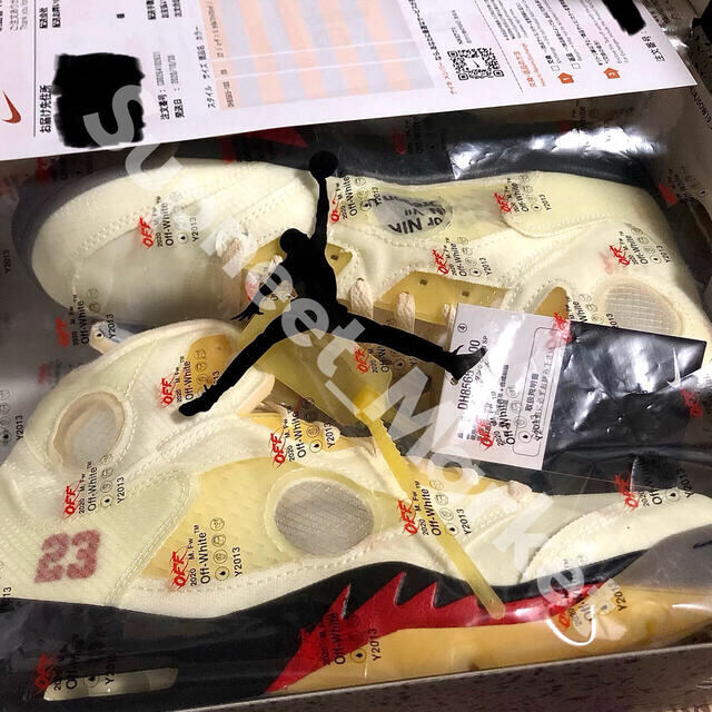 NIKE(ナイキ)の送込28!! NIKE×Off-White AIR JORDAN5 メンズの靴/シューズ(スニーカー)の商品写真