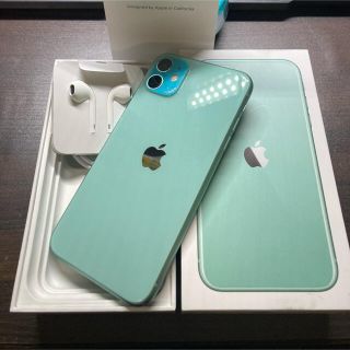 Apple - iPhone 11 グリーン 64 GB SIMフリーの通販|ラクマ