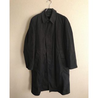 マルタンマルジェラ(Maison Martin Margiela)のU.S. NAVY all whether coat black 38L(ステンカラーコート)