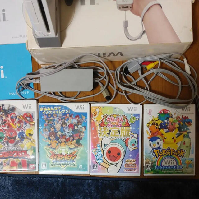 Wii - Wii本体ソフト4本セット 太鼓の達人タタコン2個セットの通販 by