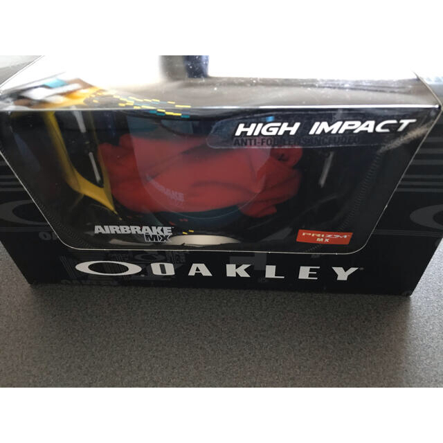 Oakley(オークリー)の新品 Oakley Airbrake MX Prizm Sapphire 自動車/バイクのバイク(装備/装具)の商品写真