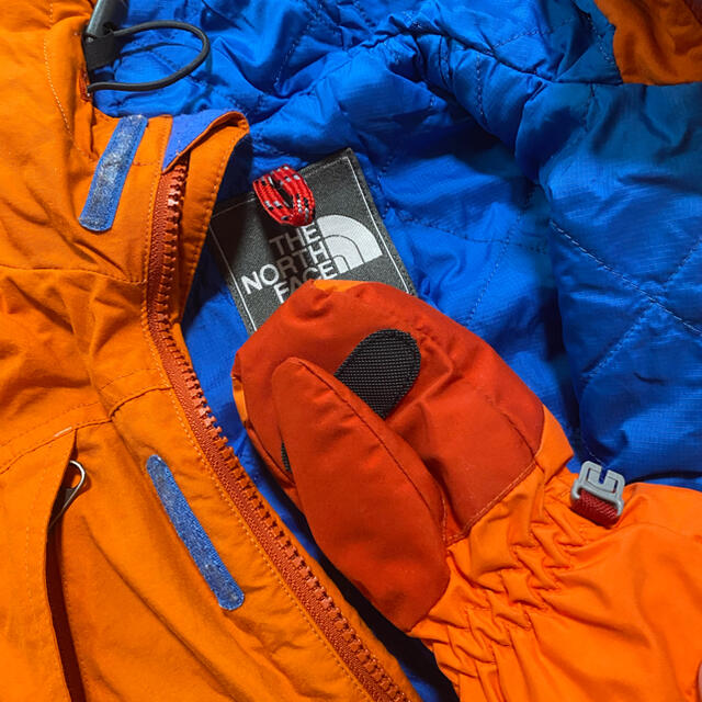 THE NORTH FACE(ザノースフェイス)のお値下げ！ノースフェイス　スノーウェア＆モンベル　ミトン手袋セット スポーツ/アウトドアのスキー(ウエア)の商品写真