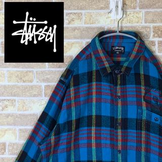 ステューシー(STUSSY)のリラクマ様専用 ステューシー ゆるだぼ 90s タータンチェックシャツ(シャツ)