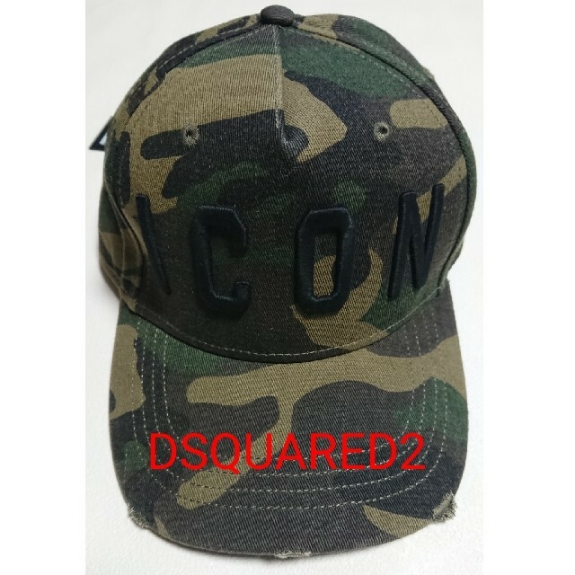 未使用品)DSQUARED2 ICON Cap ミリタリーカモフラ柄