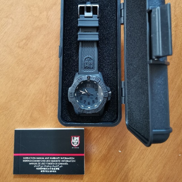 お髭のサラー様専用★LUMINOX(ルミノックス) Ref.3501.BO | フリマアプリ ラクマ