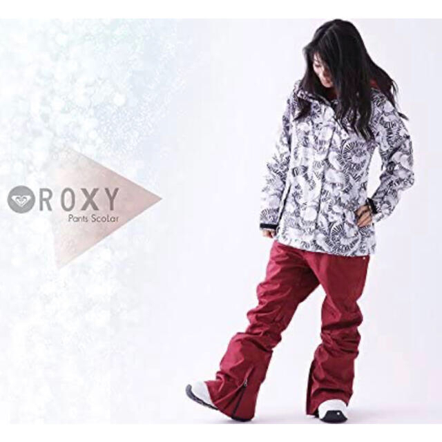 ROXY　スノボウェア　上下セット　ドット柄　レッドブラック　Ｓ