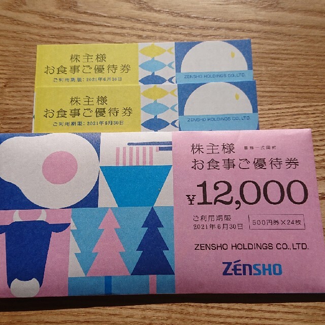 ゼンショーホールディングス　18000円分