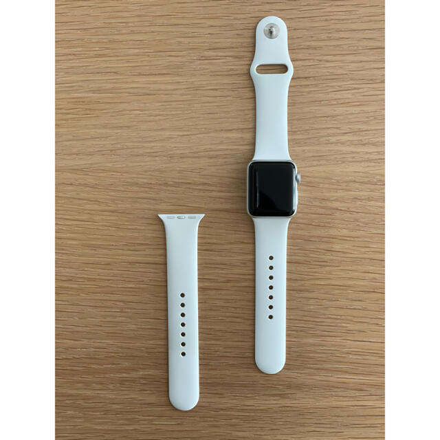 Apple Watch series3 GPS 白38mm 傷なし、動作問題無し