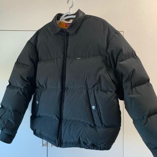 シュプリーム(Supreme)のsupreme Leather Collar Puffy Jacket Lサイズ(ダウンジャケット)