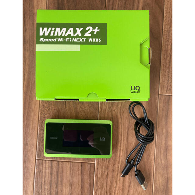 UQ WiMAX2＋　Speed Wi-Fi NEXT WX06 スマホ/家電/カメラのスマートフォン/携帯電話(その他)の商品写真