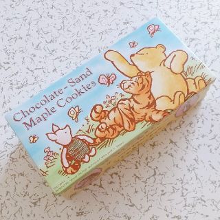 クマノプーサン(くまのプーさん)のクッキー缶の空き缶(小物入れ)