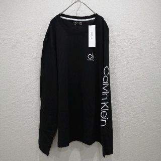 カルバンクライン(Calvin Klein)の新品 カルバンクライン スリーブプリント ロンT XL(Tシャツ/カットソー(七分/長袖))