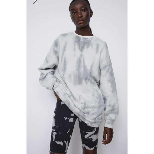 ZARA - Zara タイダイオーバーサイズスウェットの通販 by ZARA - Zara タイダイオーバーサイズスウェットの通販 by