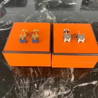 エルメス(Hermes)のHERMES キューブピアス　2セットでお得(ピアス)