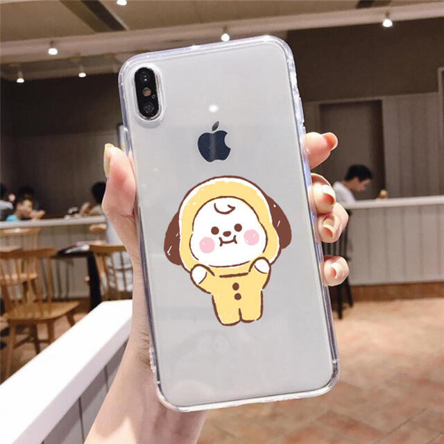 防弾少年団(BTS)(ボウダンショウネンダン)のBTS BT21 iPhoneケース　CHIMMY スマホ/家電/カメラのスマホアクセサリー(iPhoneケース)の商品写真