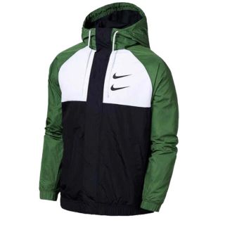 NIKE - NIKE ナイロンパーカー スウッシュ フーディ ウーブン ...