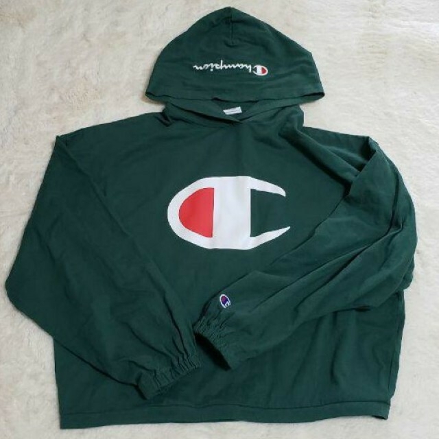 Champion(チャンピオン)の【専用】Champion　LONGSLEEVEパーカーTSHIRTS レディースのトップス(カットソー(長袖/七分))の商品写真