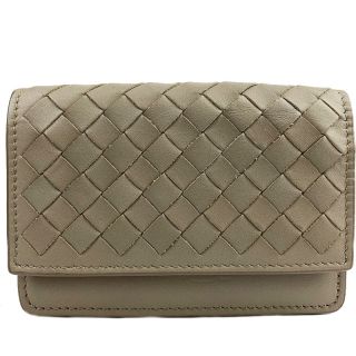 ボッテガヴェネタ(Bottega Veneta)のボッテガ・ヴェネタ BOTTEGA VENETA イントレチャート カ【中古】(名刺入れ/定期入れ)