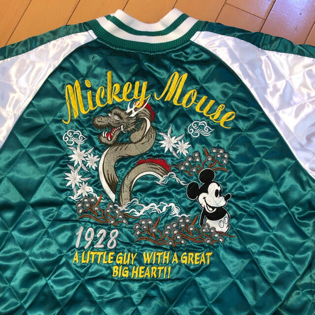 Disney(ディズニー)の Disney ミッキー スカジャン 別珍 龍虎 リバーシブル   メンズのジャケット/アウター(スカジャン)の商品写真