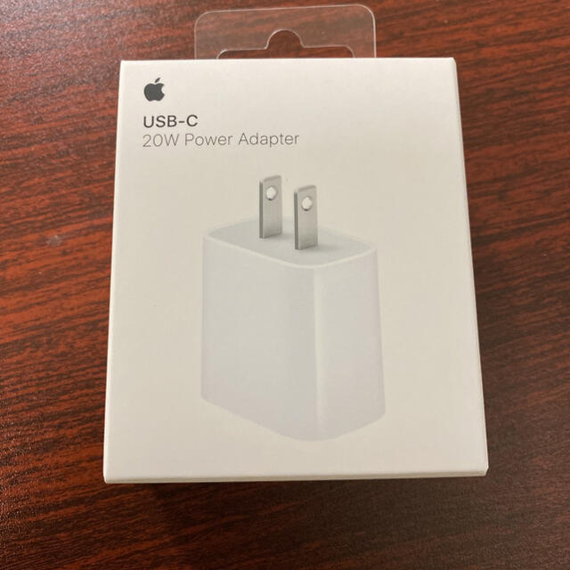 Apple - Apple純正20W電源アダプタUSB-C1箱 新品未開封の通販 by Apple - Apple純正20W電源アダプタUSB-C1箱 新品未開封の通販 by