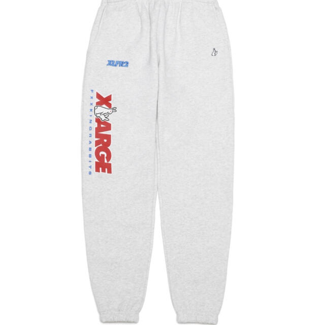 XLARGE(エクストララージ)のFR2 XLARGE コラボ スエットパンツ ホワイト サイズ L メンズのトップス(スウェット)の商品写真