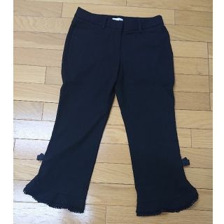 トゥービーシック(TO BE CHIC)のTO BE CHIC🎀クロップドパンツ極美品(クロップドパンツ)