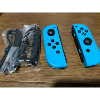 ニンテンドースイッチ(Nintendo Switch)のジョイコン　ジャンク品　ネオンブルー(その他)