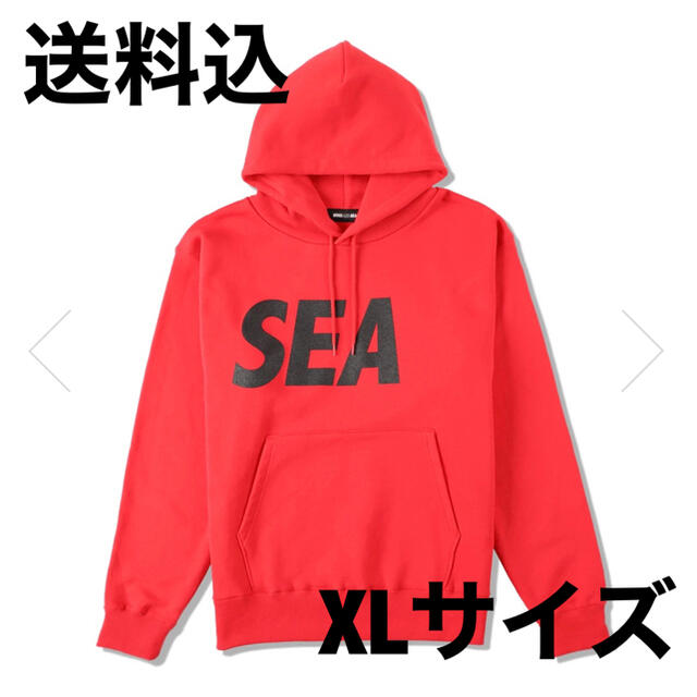 WIND AND SEA パーカー Hoodie 赤 XL