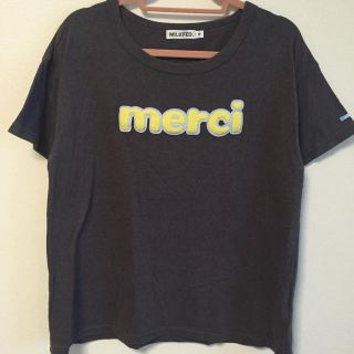 ミルクフェド(MILKFED.)のｍｅｒｃｉ ロゴＴシャツ(Tシャツ(半袖/袖なし))