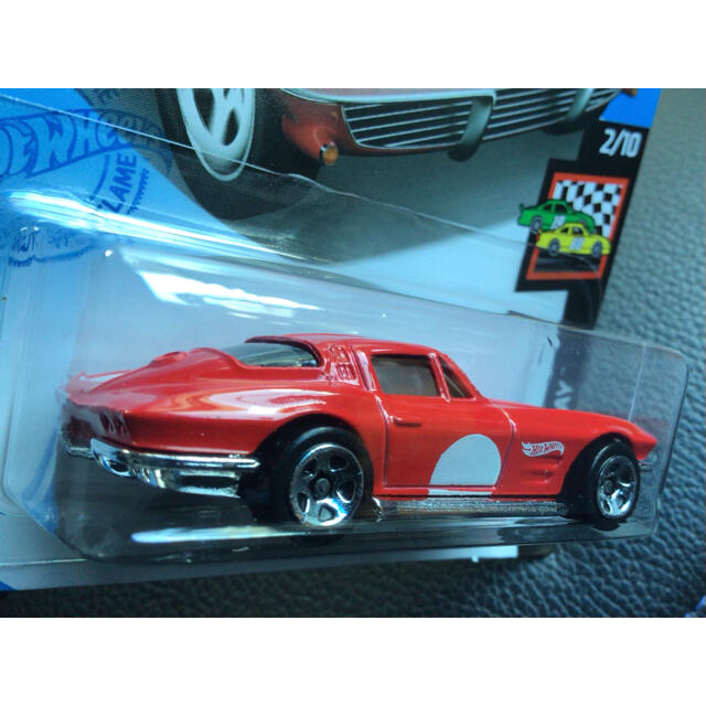 Chevrolet - ホットウィール '64 コルベット スティングレイ C2 レッド