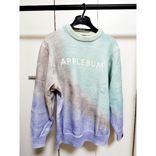 APPLEBUM - applebum Air Spray Crew Sweaterの通販 by とつぎ｜アップ ...