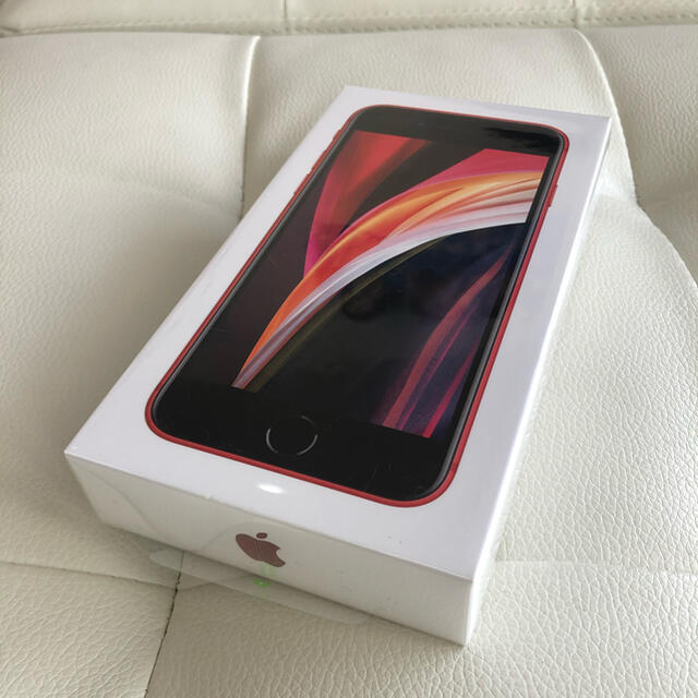 新品未使用　iPhone SE 第2世代　RED au版　SIM解除済