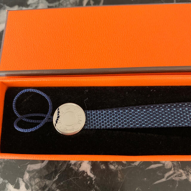 HERMES 新品　ストラップ　ネイビー