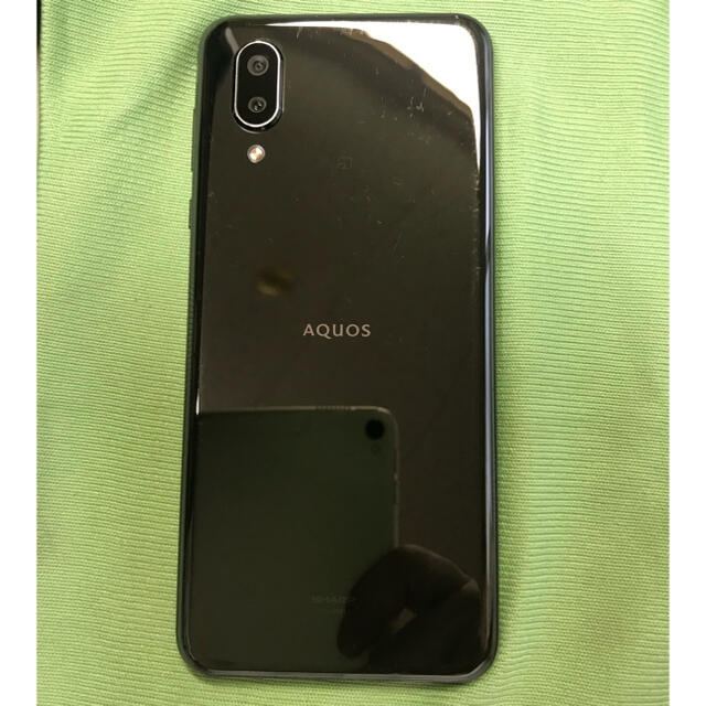AQUOS(アクオス)の美品！AQUOS sense3 plus ブラック SIMフリー スマホ/家電/カメラのスマートフォン/携帯電話(スマートフォン本体)の商品写真