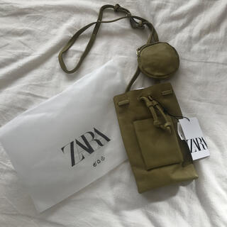 ザラ(ZARA)のzara  バケットバッグ(ショルダーバッグ)