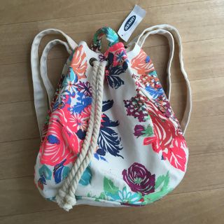 オールドネイビー(Old Navy)の新品 花柄リュック(リュックサック)