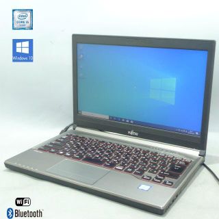 フジツウ(富士通)の中古ノートパソコン 富士通 E736/M i5 win10 office(ノートPC)