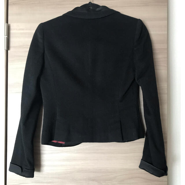 DOUBLE STANDARD CLOTHING(ダブルスタンダードクロージング)のSov. 黒カシミアジャケット レディースのジャケット/アウター(テーラードジャケット)の商品写真