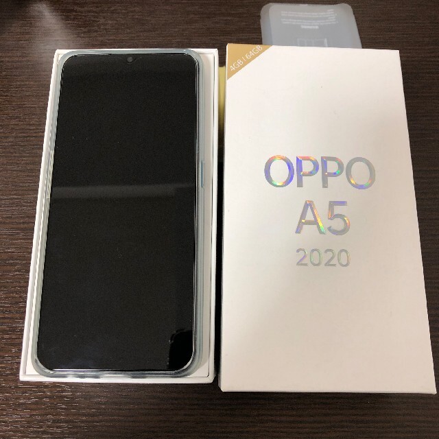 完全未開封　新品　OPPO　A５　2020　ブルー　simフリー　納品書付スマートフォン本体