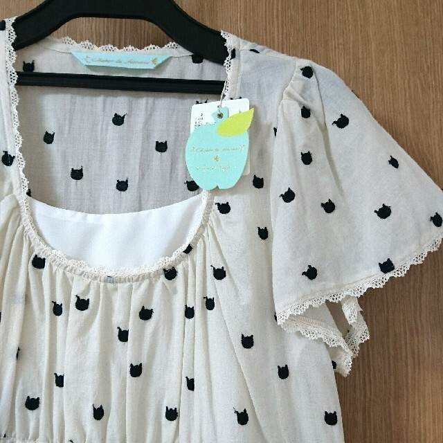 franche lippee(フランシュリッペ)の新品 とんがりネコワンピース リッペ レディースのワンピース(ひざ丈ワンピース)の商品写真