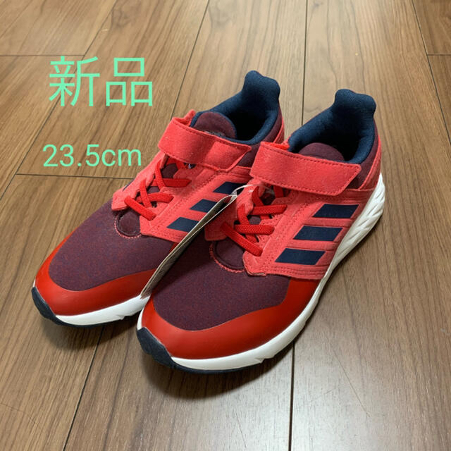 adidas(アディダス)の新品 adidas FAITO classic EL KS  赤 23.5 cm キッズ/ベビー/マタニティのキッズ靴/シューズ(15cm~)(スニーカー)の商品写真