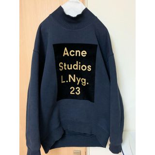 【Acne Studios】Casey Dough スウェット ネイビー